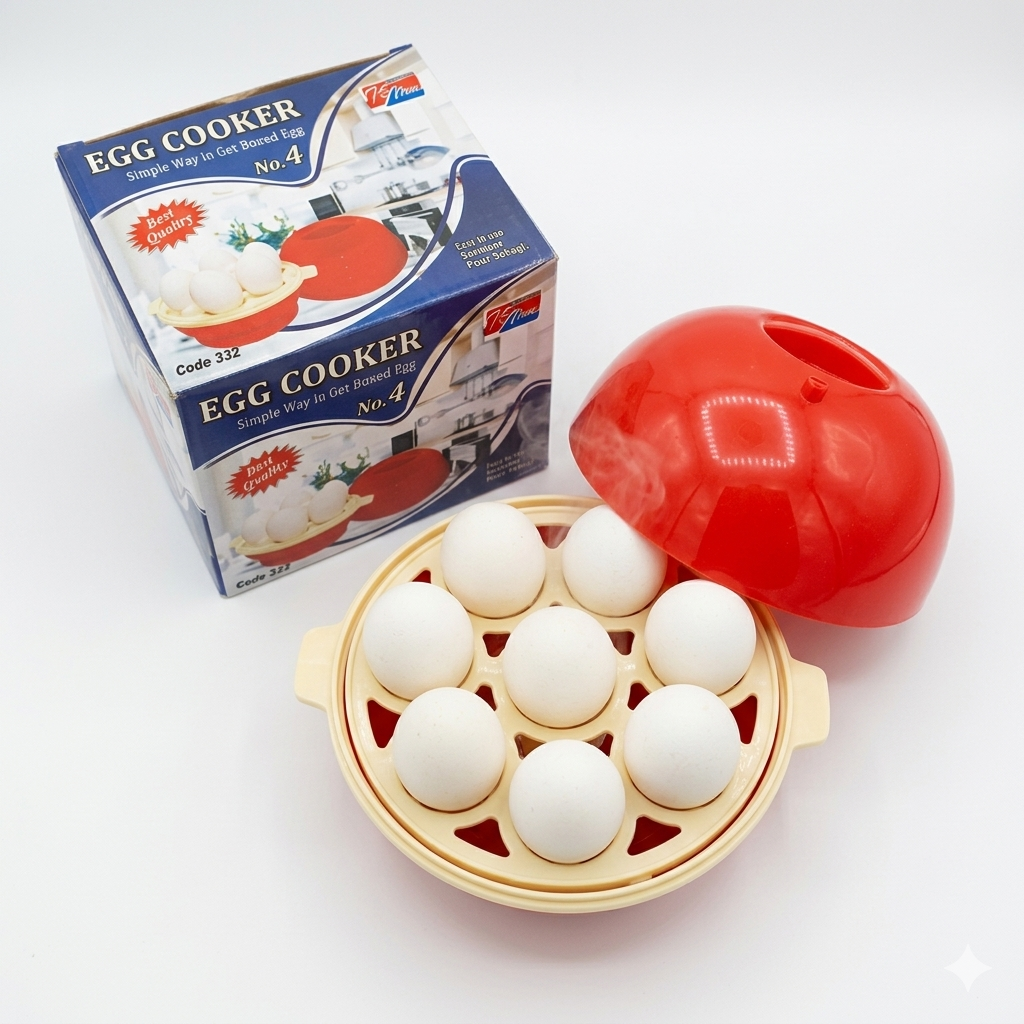 7-Star Premium Egg Cooker – 7 Egg Capacity | Easy & Convenient Boiled Egg Maker