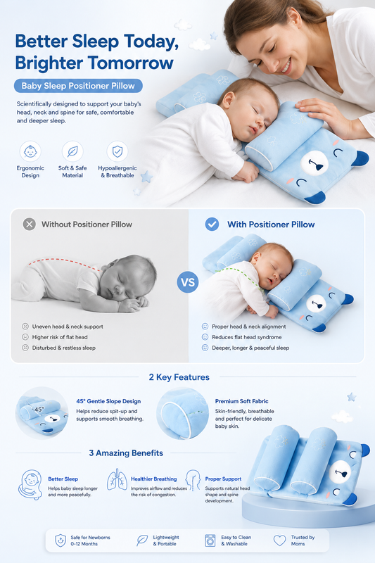 Baby Comfort Sleep Positioner Pillow