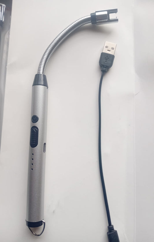 Electric Arc Lighter – USB Rechargeable Windproof Plasma Lighter with 360° Flexible Neck