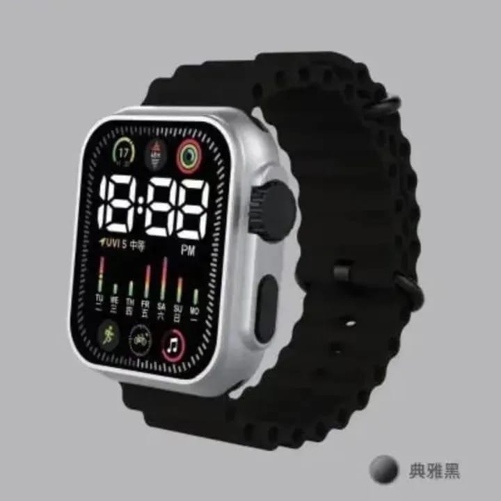 Ultra Series Smart Watch with Ocean Band – Fitness Tracker, Bluetooth Calls & Heart Rate Monitor