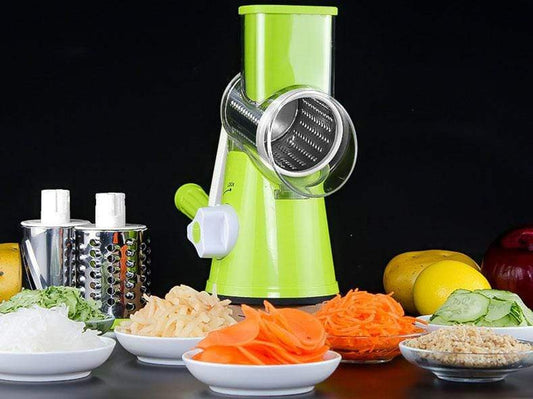 3-in-1 Manual Vegetable Slicer & Shredder – Multi-Function Kitchen Cutter
