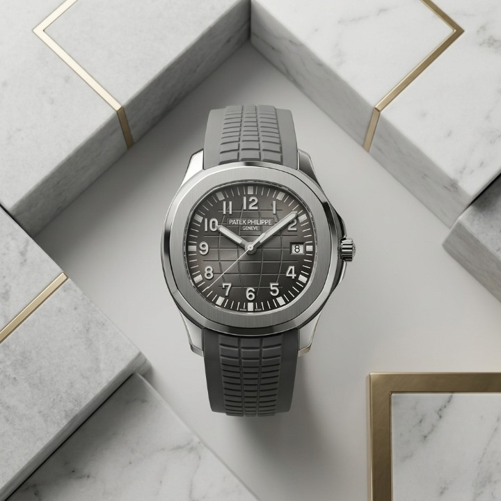 Modern Sport Luxury Watch – Sleek Grey Edition with Date Display & Arabic Numerals