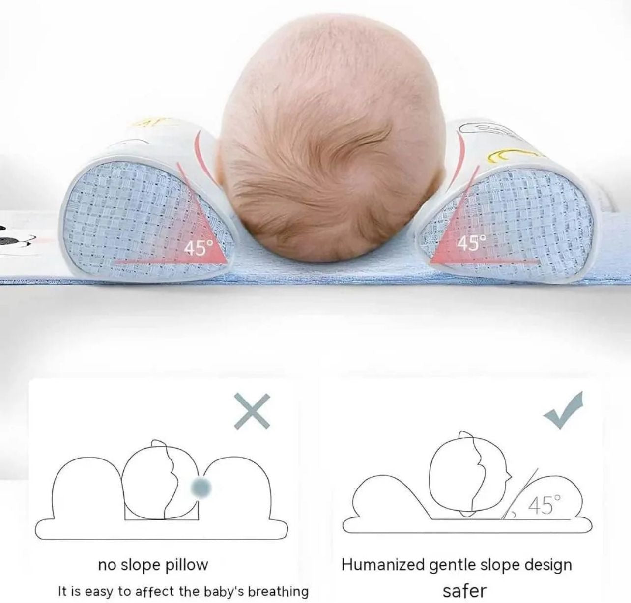 Baby Comfort Sleep Positioner Pillow