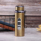 Premium 304 Stainless Steel Vacuum Insulated Flask – Double-Wall Thermal Water Bottle with Leak-Proof Lid & Portable Carrying Strap – Keeps Drinks Hot or Cold for 24 Hours