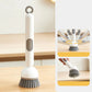 2-in-1 Soap Dispensing Dish Brush – 360° Rotating Head Scrubbing Tool