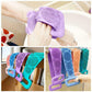 Premium Silicone Body Back Scrubber - Double-Sided Exfoliating Bath Belt with Long Handle - Deep Cleaning Massage Brush for Shower (Multicolor)