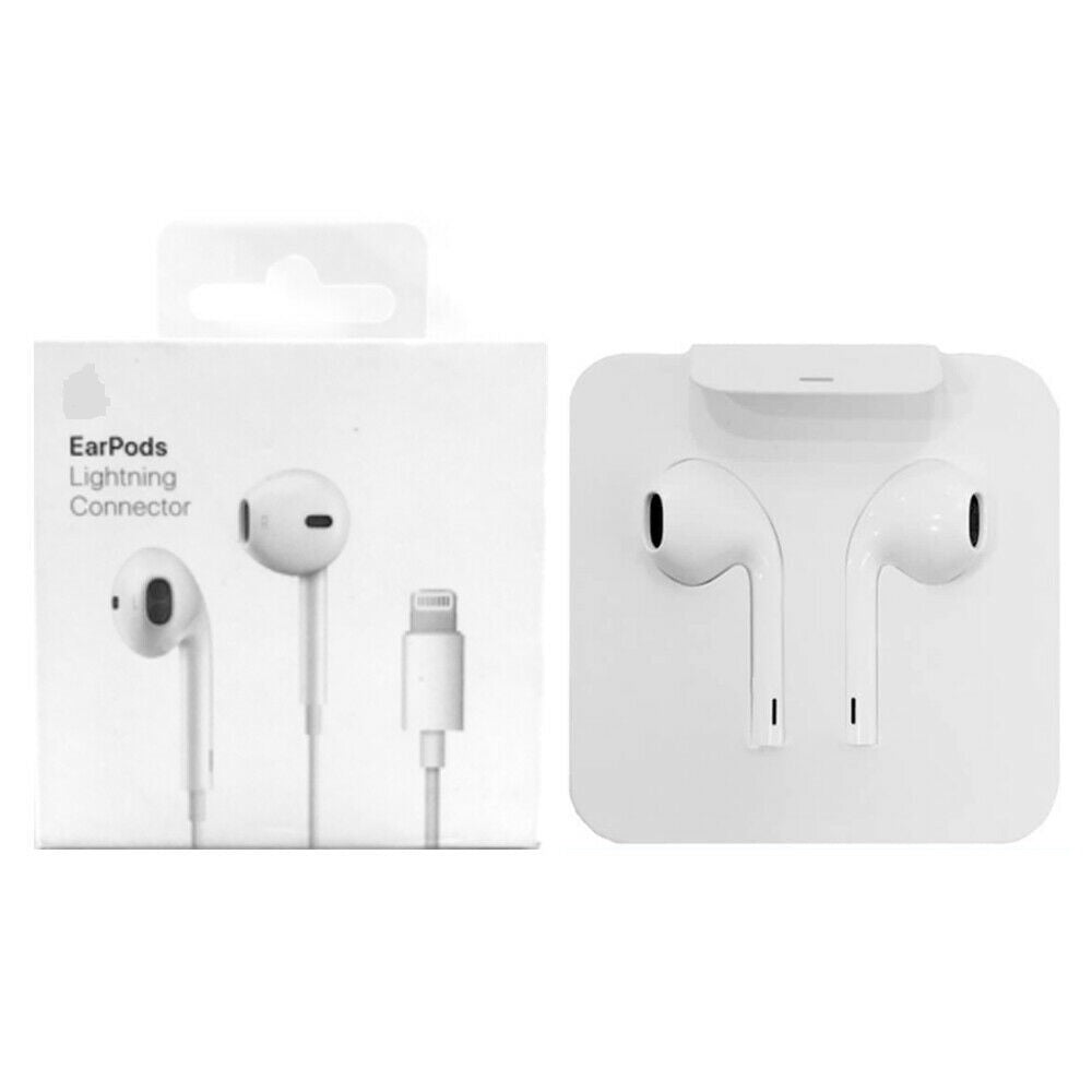 Premium EarPods with Lightning Connector – Built-in Remote & HD Microphone for iPhone, iPad, and iPod.