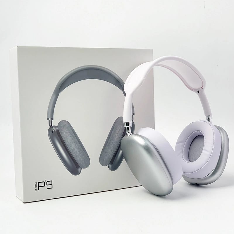P9 Wireless Bluetooth Over-Ear Headphones – Hi-Fi Stereo Sound, Sports Design with Built-in Mic, Deep Bass, and Comfortable Ear Cushions (Multi-Color Edition)