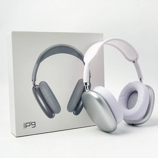 P9 Wireless Bluetooth Over-Ear Headphones – Hi-Fi Stereo Sound, Sports Design with Built-in Mic, Deep Bass, and Comfortable Ear Cushions (Multi-Color Edition)