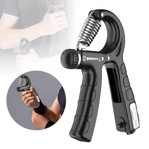 Adjustable Hand Grip Strengthener - 5kg to 60kg Resistance - Hand Exerciser for Muscle Building & Injury Recovery