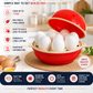 7-Star Premium Egg Cooker – 7 Egg Capacity | Easy & Convenient Boiled Egg Maker