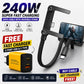 240W Super Fast Charging Type-C Data Cable with Built-In Phone Stand + Free 200W GaN Fast Charger