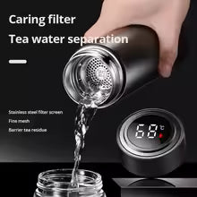 Smart Temperature Display Vacuum Flask – Hot & Cold Insulated Water Bottle