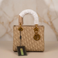 Luxury Signature Monogram Handbag – Timeless Royal Elegance