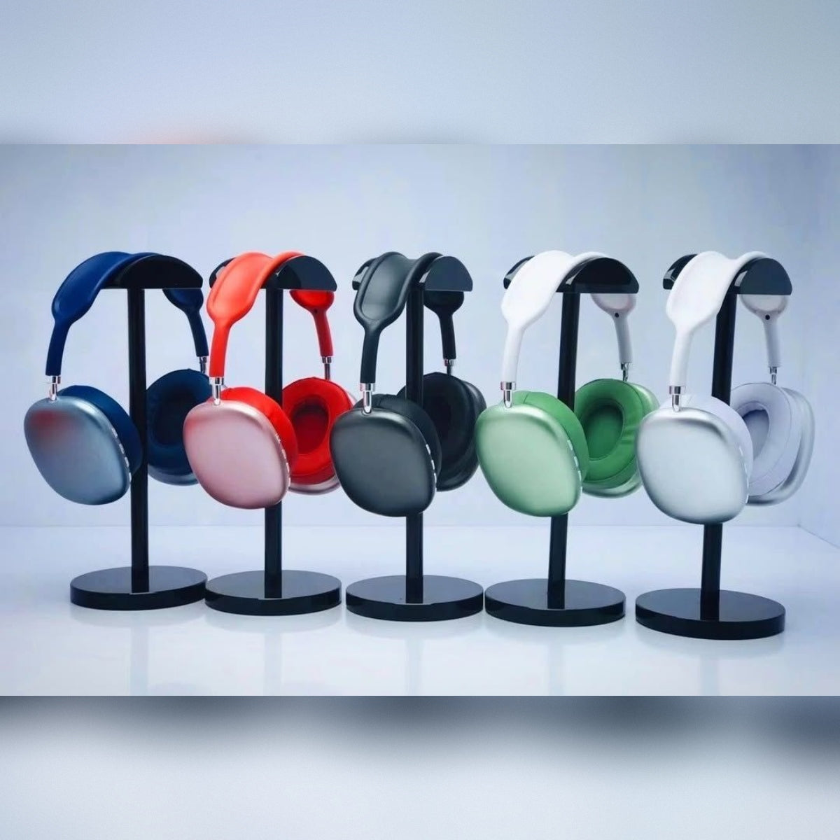 P9 Wireless Bluetooth Over-Ear Headphones – Hi-Fi Stereo Sound, Sports Design with Built-in Mic, Deep Bass, and Comfortable Ear Cushions (Multi-Color Edition)