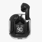 Noise Cancelling Wireless Earphones – Hi-Fi Stereo Sound, Waterproof Earbuds with Transparent Charging Case.