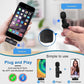 Professional Wireless Lavalier Microphone – Ultra-Low Latency Wireless Mic with Noise Reduction, Plug & Play for iPhone/Android, 20m Range, Crystal Clear Audio for Vlogging, YouTube & Interviews