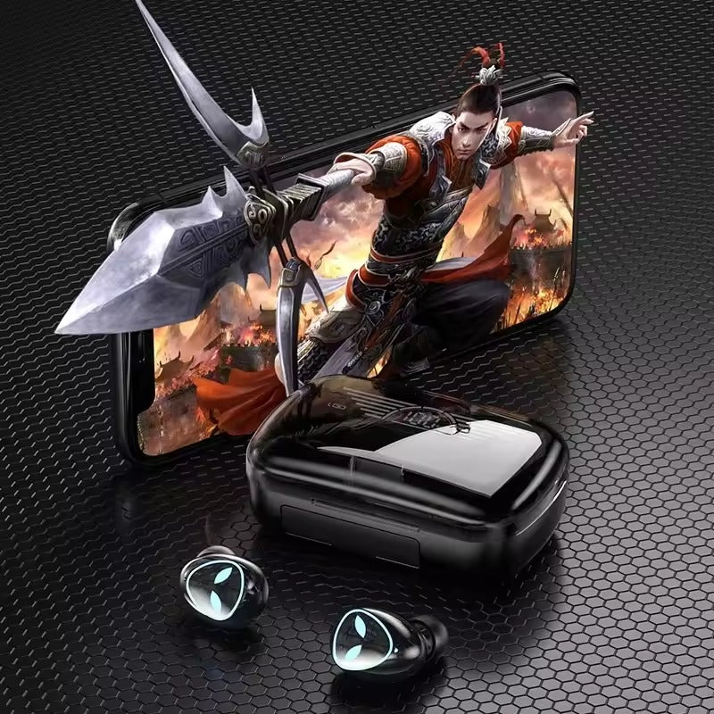 M10 TWS Wireless Earbuds – Bluetooth 5.3 Gaming Headphones with 9D Stereo Sound, ENC Noise Reduction, and Massive 2000mAh LED Display Charging Case