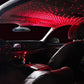 USB Car Interior Starry Night Sky Projector – Adjustable LED Romantic Galaxy Atmosphere Light for Cars, Bedrooms, and Parties (Red)