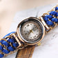 Elegant Women’s Luxury Quartz Bracelet Watch – Stylish Gold & Black Design