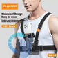 PLOKAMA CX-10 Professional Chest Mount Harness for Smartphones & Action Cameras - 180° Rotation, Adjustable Elastic Straps, First Person View (FPV) Holder for Vlogging, Biking & Sports