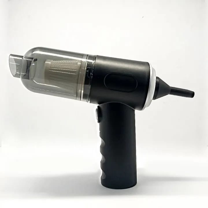 3-in-1 Rechargeable Portable Vacuum Cleaner - High Power Suction, Blower & Air Pump for Home, Car, and Office.