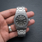 Portive Luxury Octagonal Bezel Quartz Watch – Premium Stainless Steel Waterproof Wristwatch for Men