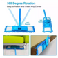 Professional Microfiber Floor Mop – 360° Swivel Flat Mop with Extendable Handle for Hardwood, Tile, and Laminate Cleaning.