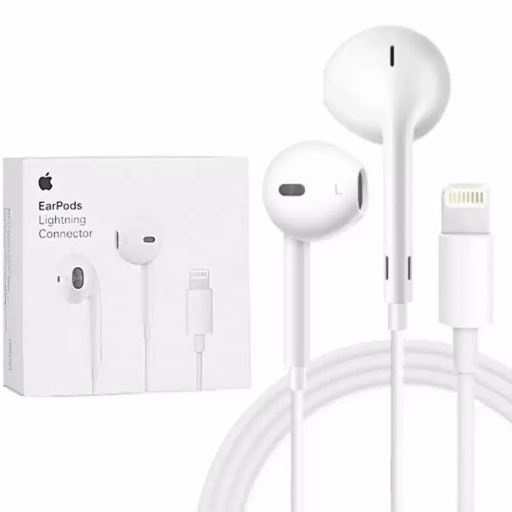 Premium EarPods with Lightning Connector – Built-in Remote & HD Microphone for iPhone, iPad, and iPod.